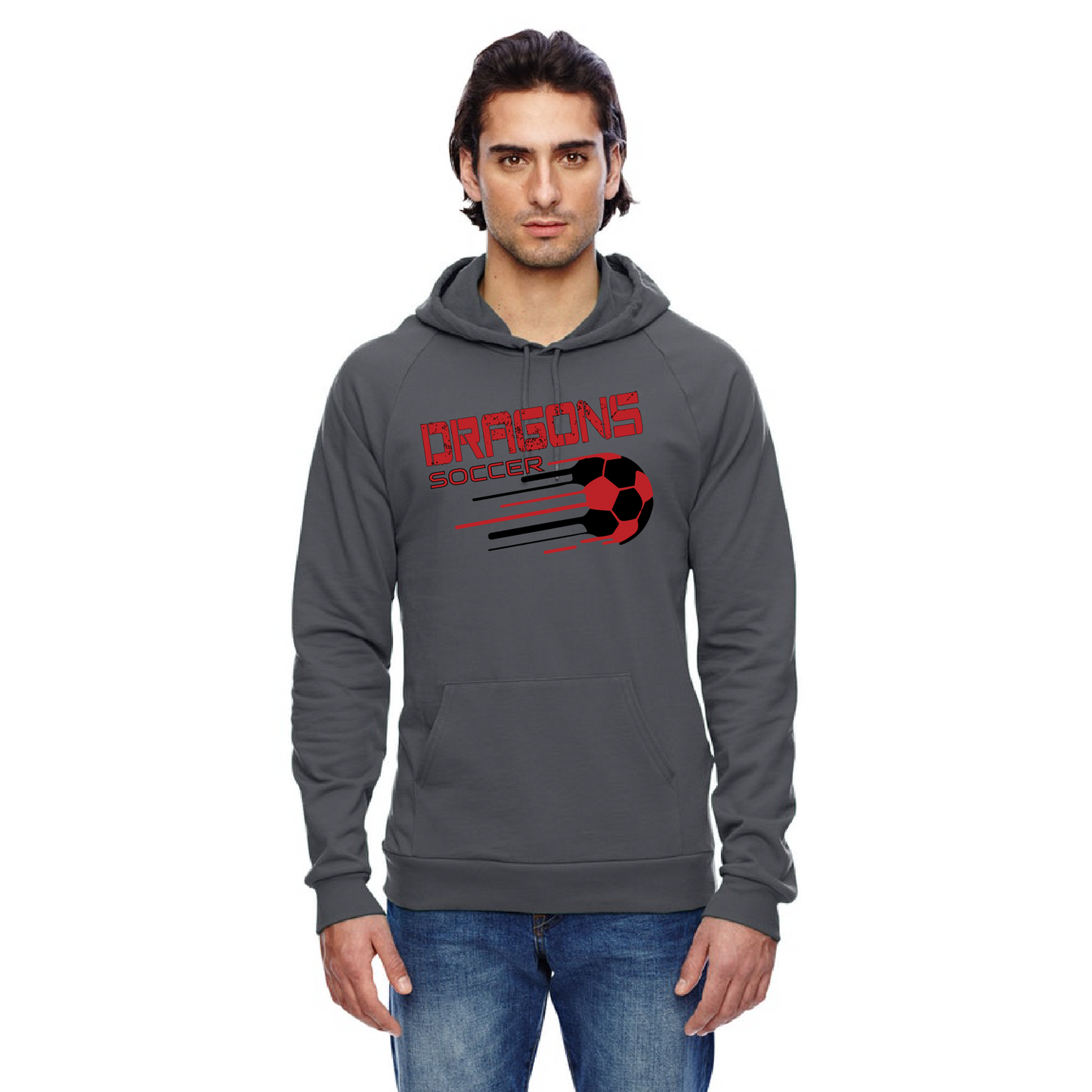 Unisex Hoodie - Dragons Soccer Slanted
