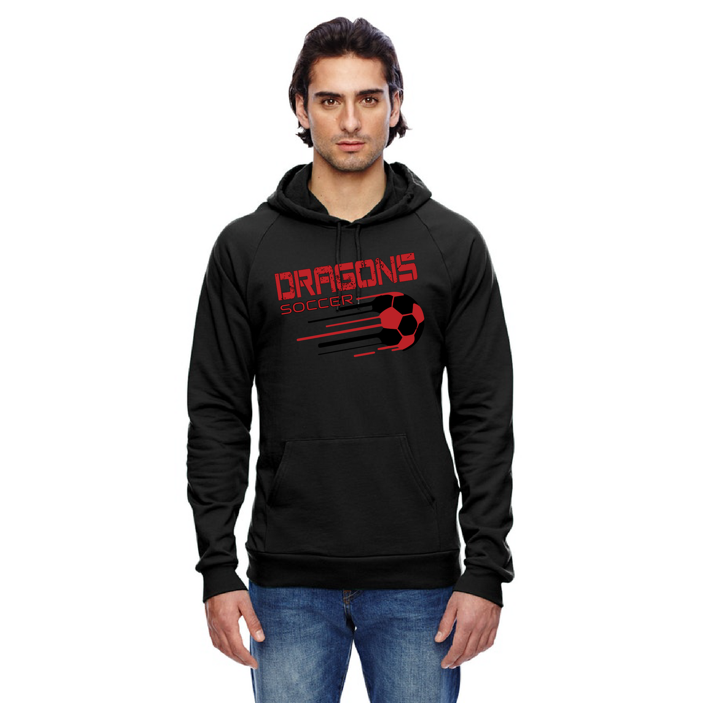 Unisex Hoodie - Dragons Soccer Slanted