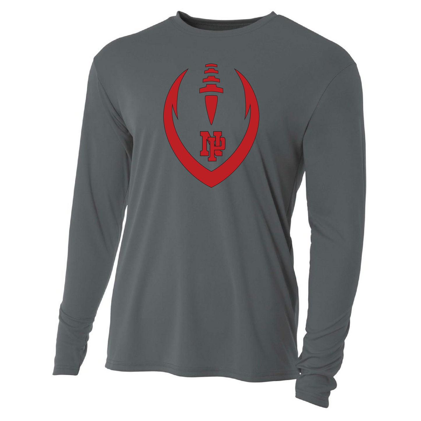 Mens L/S T-Shirt - Dragons Vertical Football