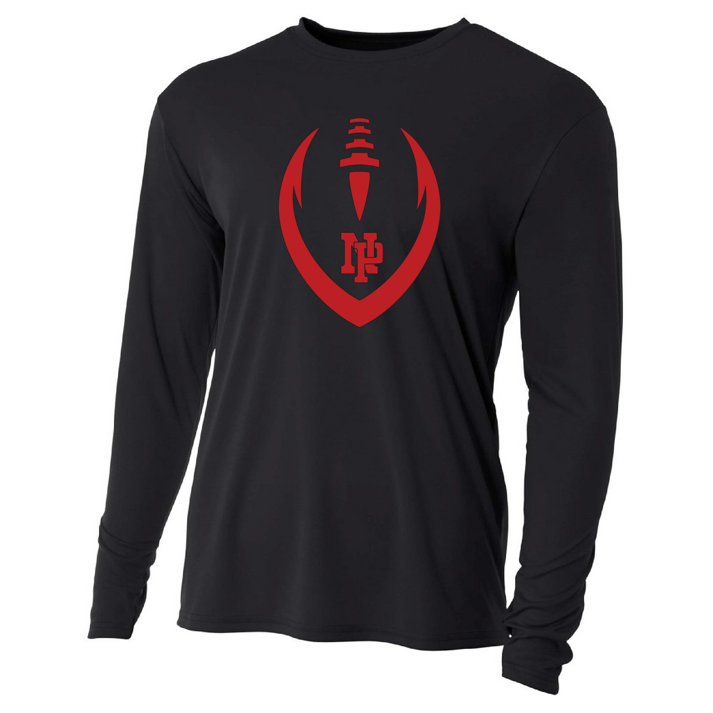 Mens L/S T-Shirt - Dragons Vertical Football