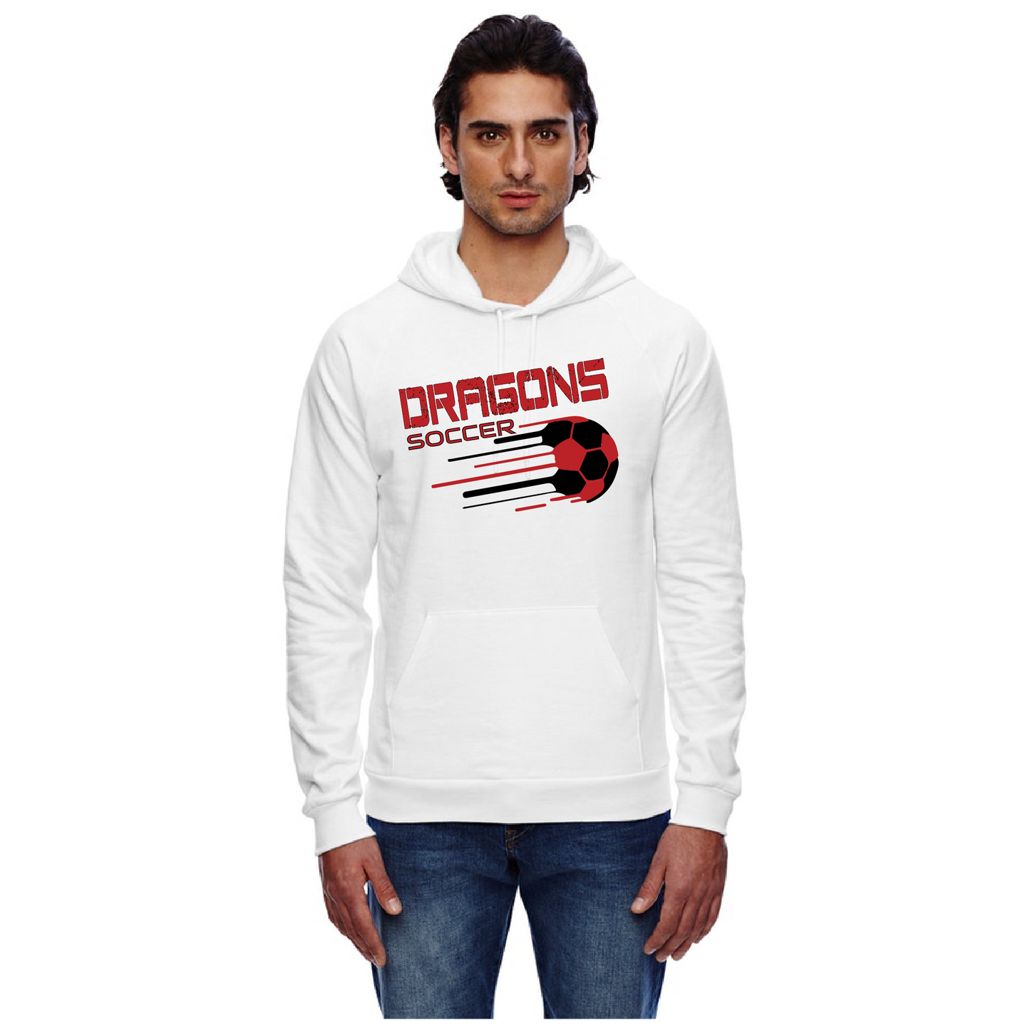 Unisex Hoodie - Dragons Soccer Slanted