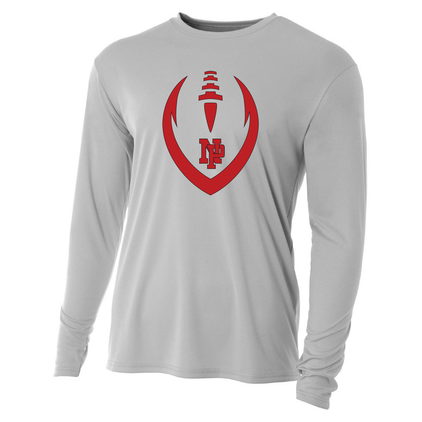 Mens L/S T-Shirt - Dragons Vertical Football