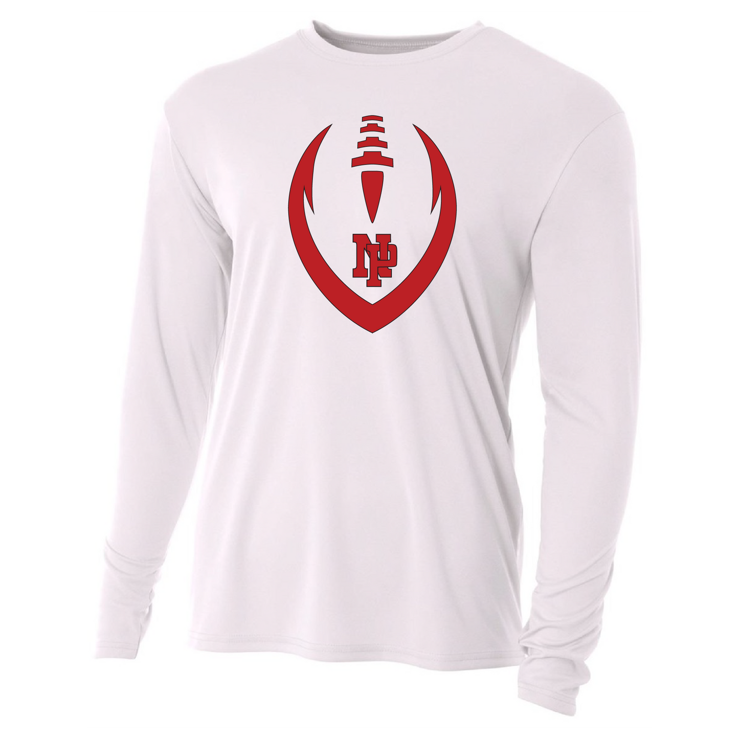 Mens L/S T-Shirt - Dragons Vertical Football