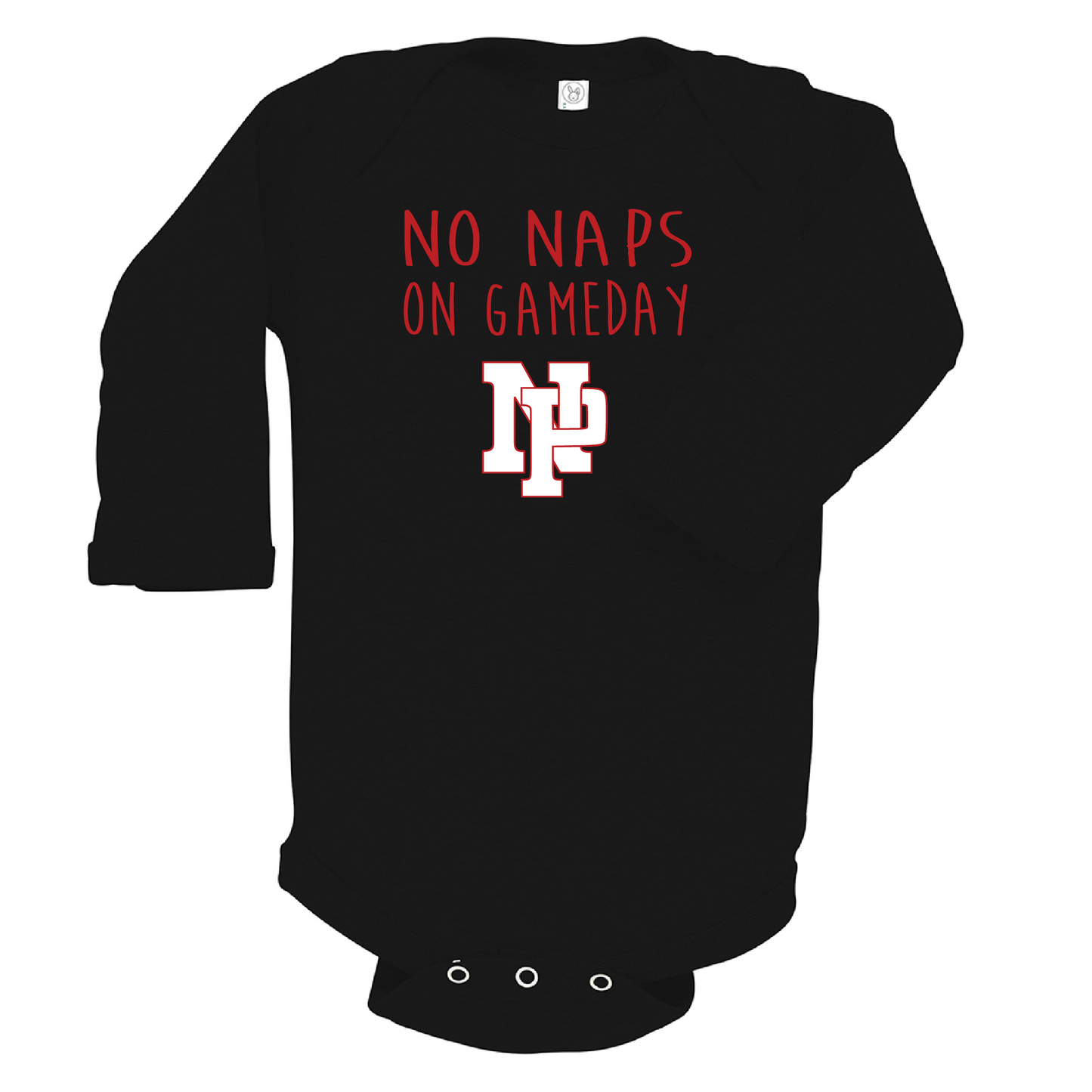 Infant Long-Sleeve Onsie - No Naps On Game Day