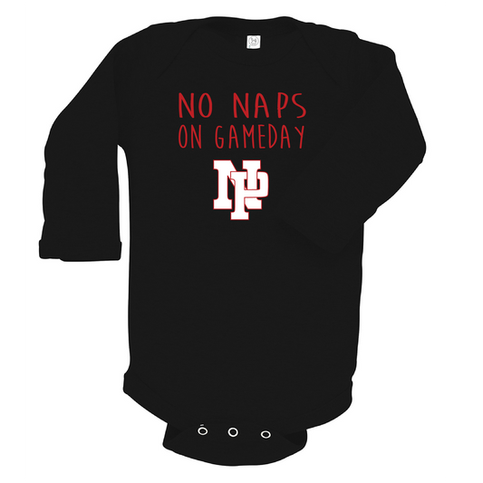 Infant Long-Sleeve Onsie - No Naps On Game Day