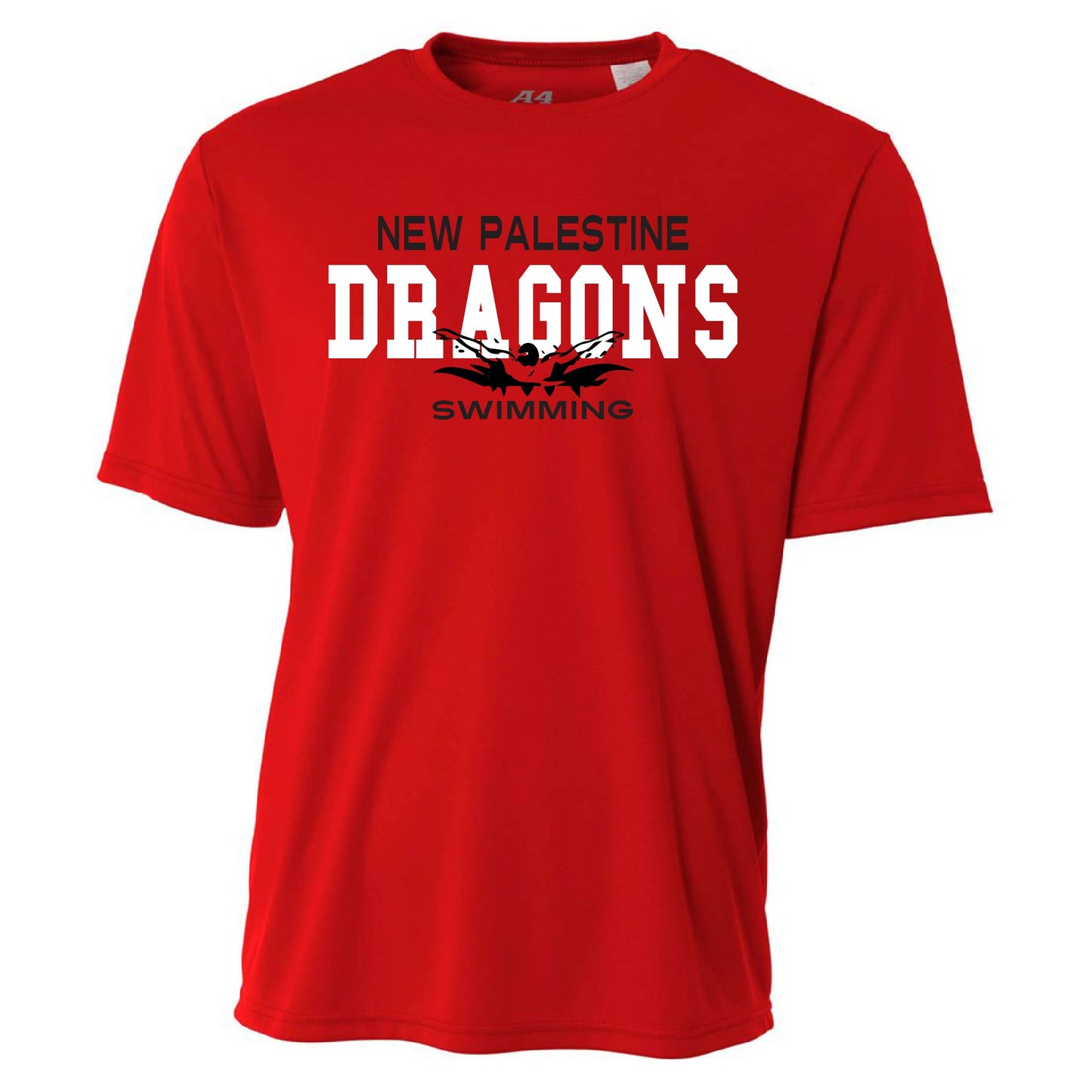 Mens S/S T-Shirt - Dragons Swimming