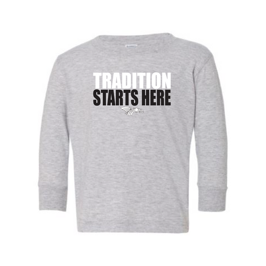 Toddler L/S T-shirt:  Tradition Starts Here