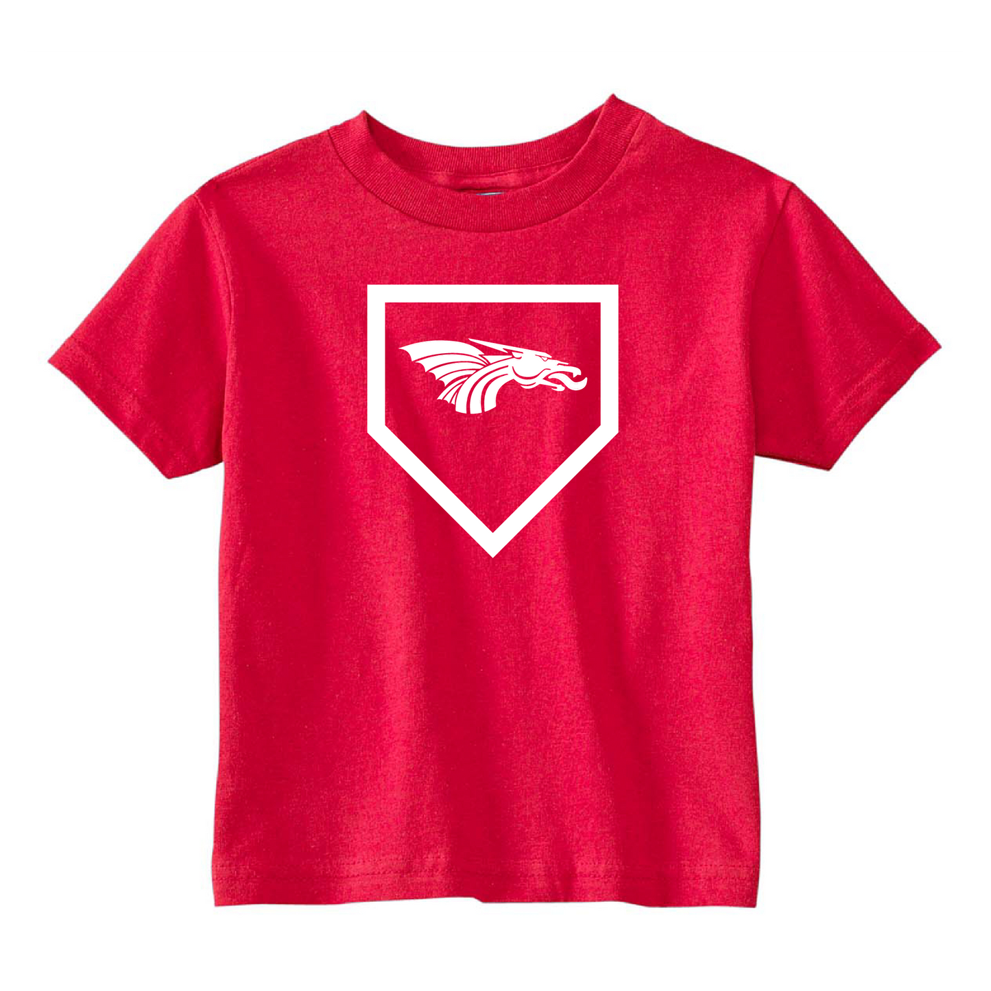 Toddler S/S T-shirt:  Home Plate Dragons Logo