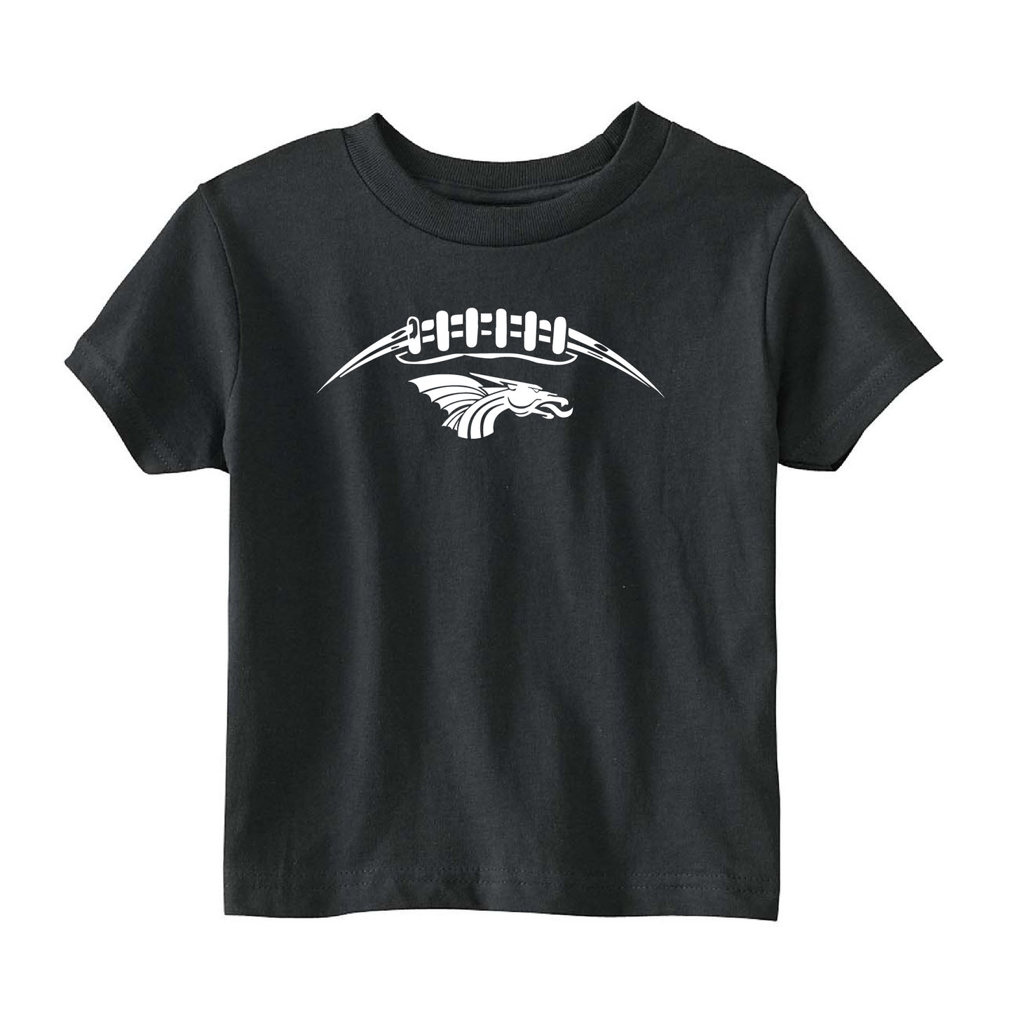 Toddler S/S T-shirt:  Dragons Football Laces