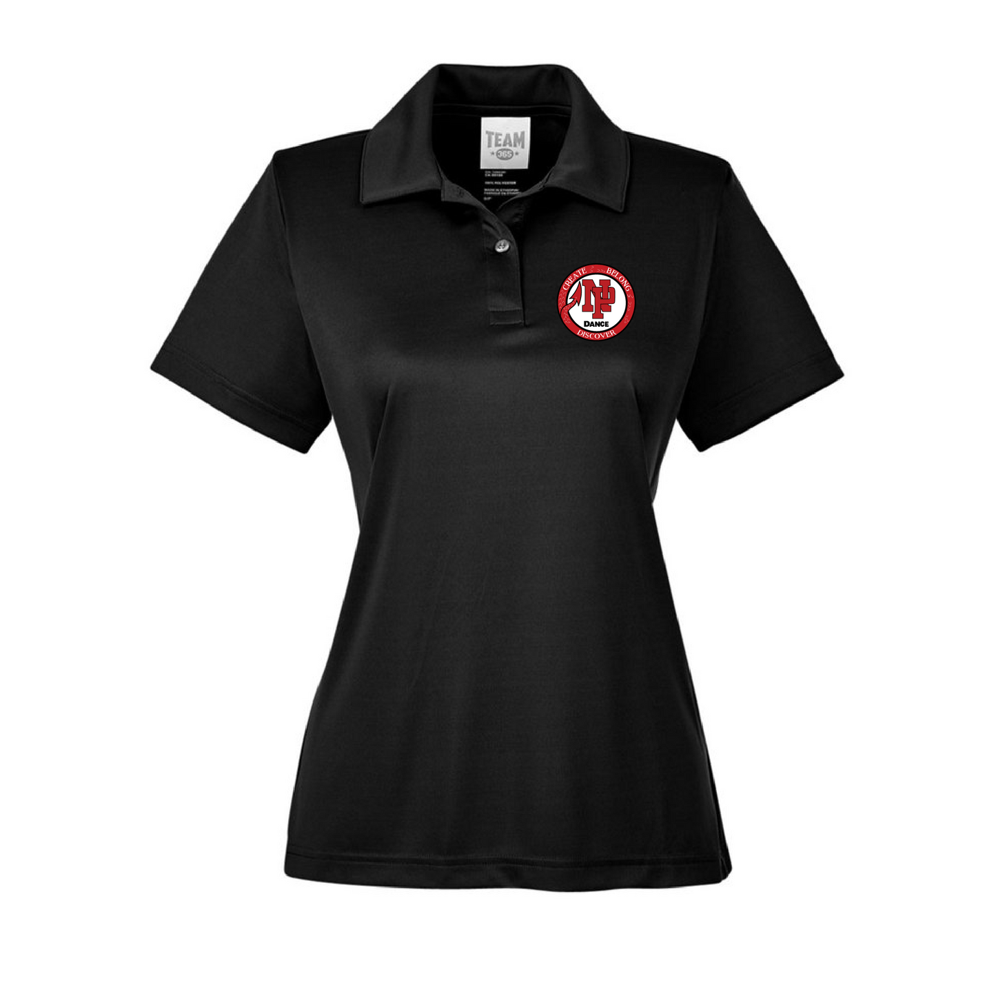 Womens Performance Polo - NP Bands Circle Logo (Dance)