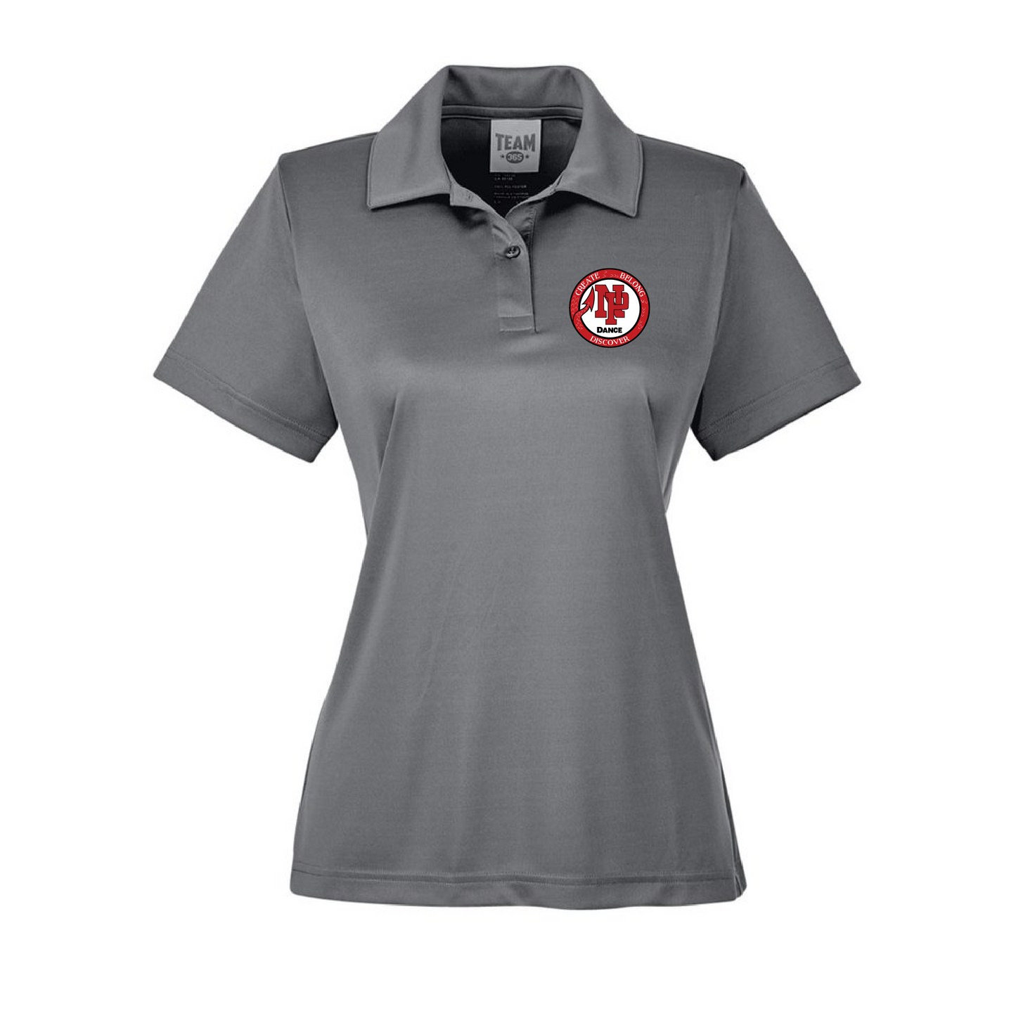 Womens Performance Polo - NP Bands Circle Logo (Dance)