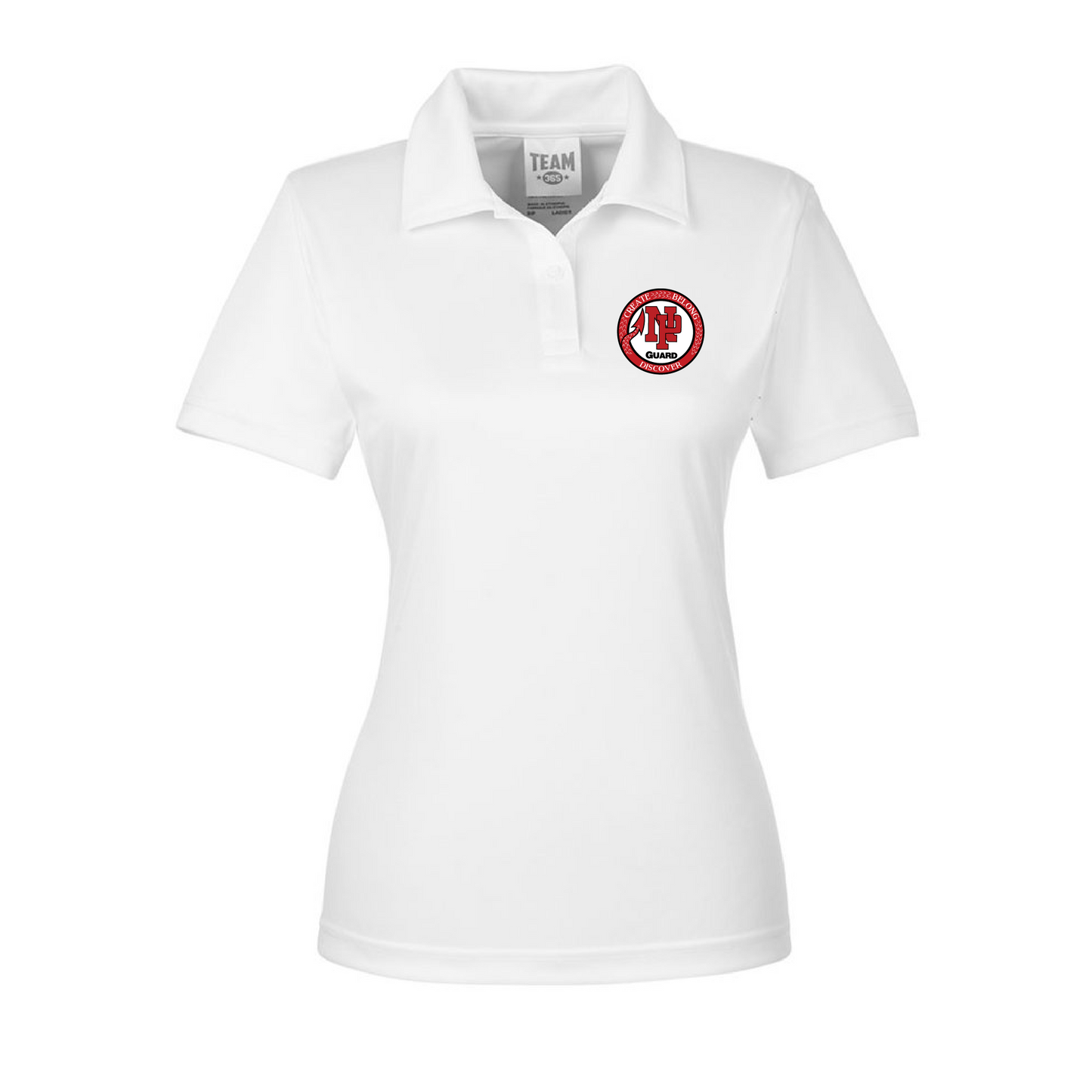 Womens Performance Polo - NP Bands Circle Logo (Guard)