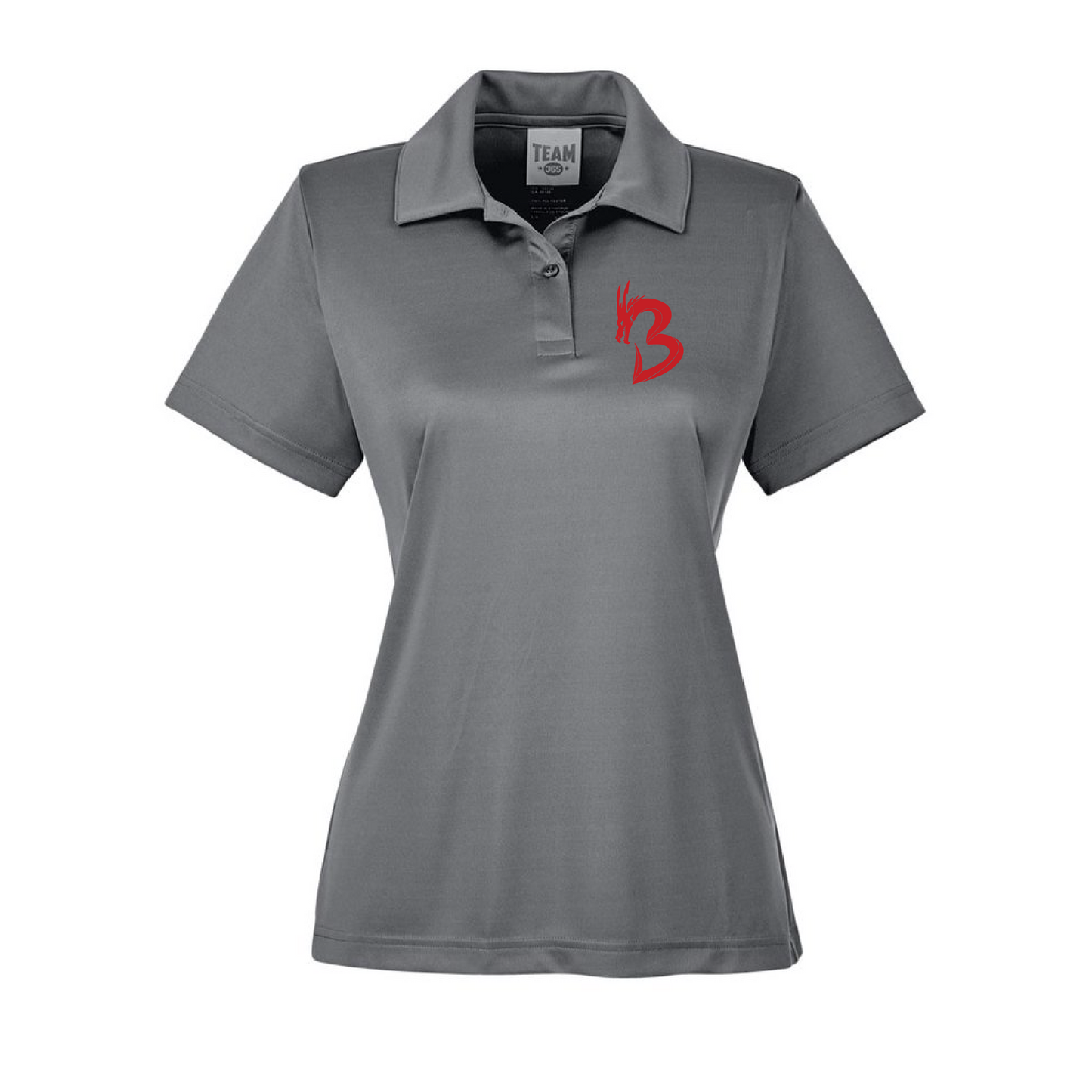 Womens Performance Polo - NP Bands "B" Dragon (red)