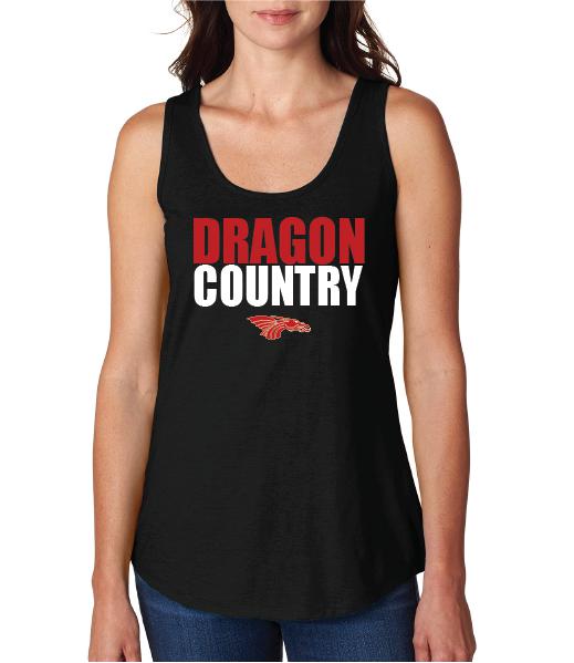 Womens X-Temp Performance Tank Top - Dragon Country