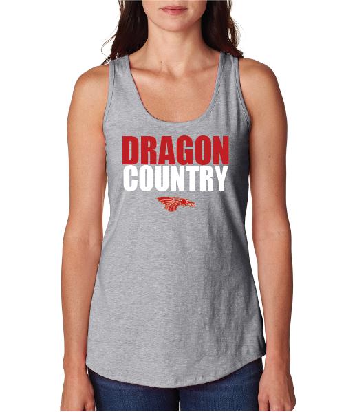 Womens X-Temp Performance Tank Top - Dragon Country