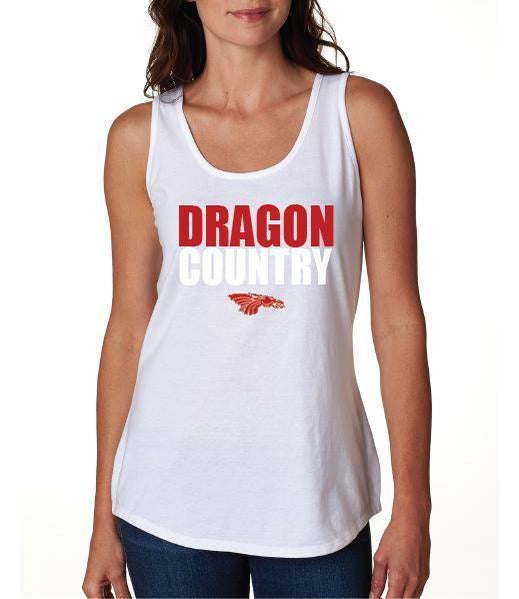 Womens X-Temp Performance Tank Top - Dragon Country