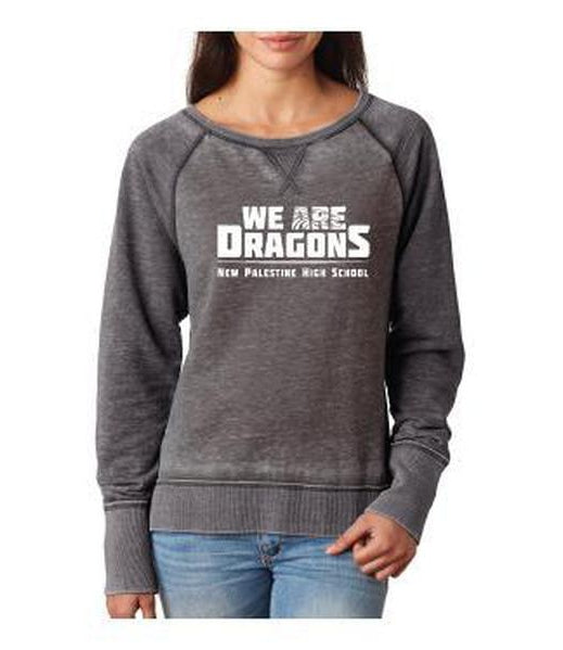 Womens Zen Contrast Crew Top - We Are Dragons NPHS