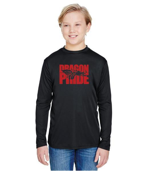 Youth Long Sleeve T-Shirt - Red Dragon Pride