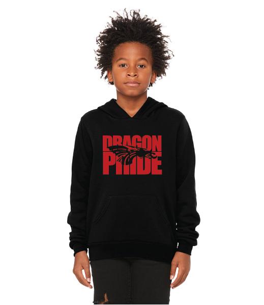 Youth Unisex Sponge Fleece Hoodie - Dragon Pride