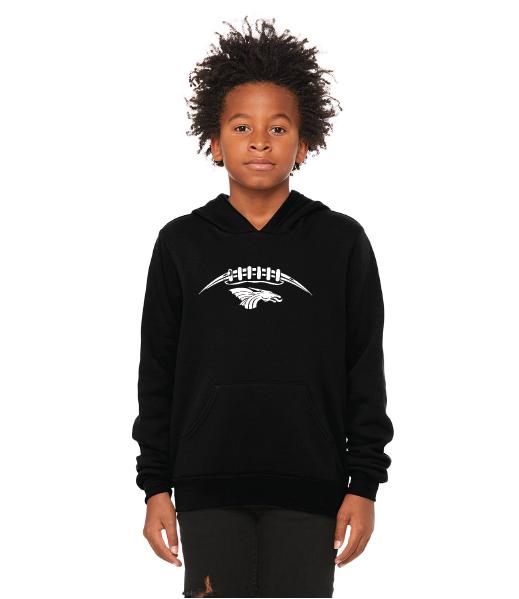 Youth Unisex Sponge Fleece Hoodie - Dragons Football Laces