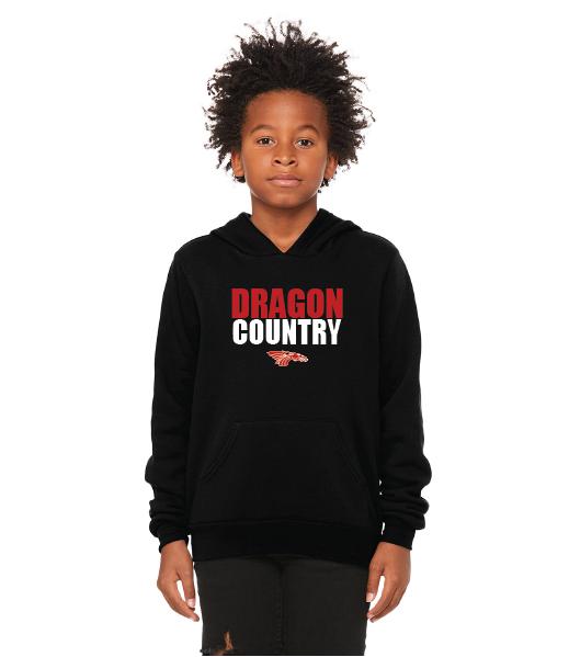 Youth Unisex Sponge Fleece Hoodie - Dragon Country