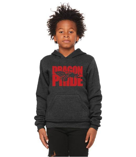 Youth Unisex Sponge Fleece Hoodie - Dragon Pride