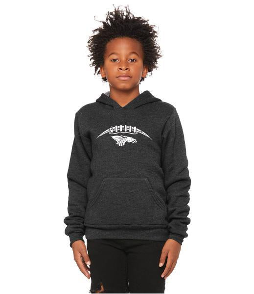 Youth Unisex Sponge Fleece Hoodie - Dragons Football Laces