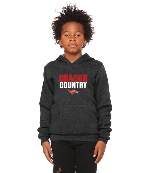 Youth Unisex Sponge Fleece Hoodie - Dragon Country