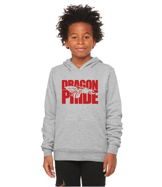 Youth Unisex Sponge Fleece Hoodie - Dragon Pride