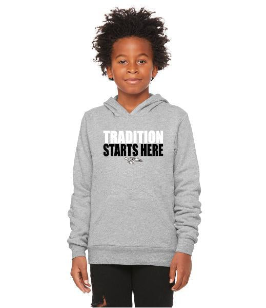 Youth Unisex Sponge Fleece Hoodie - Tradition Starts Here