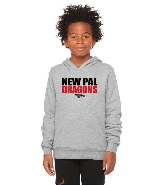 Youth Unisex Sponge Fleece Hoodie - New Pal Dragons