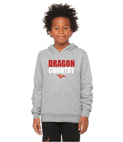 Youth Unisex Sponge Fleece Hoodie - Dragon Country