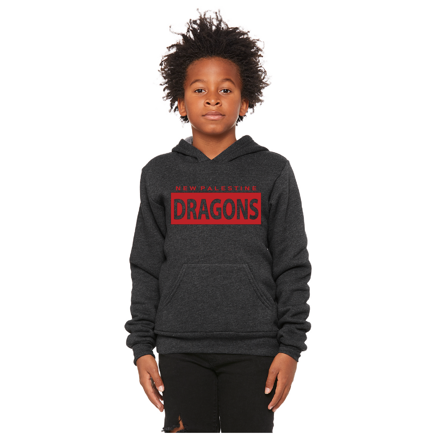 Youth Unisex Sponge Fleece Hoodie - Dragons Boxed