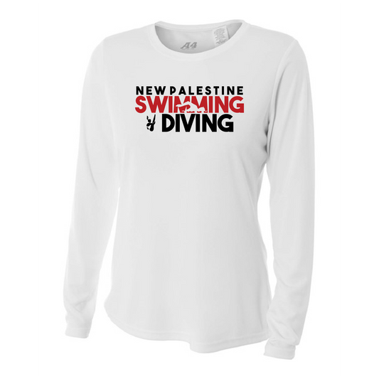 Womens L/S T-Shirt - Dragons Swimming & Diving