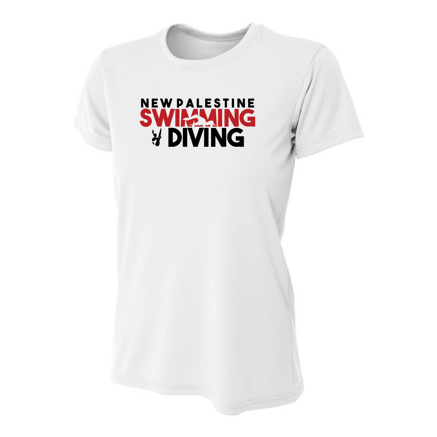 Womens S/S T-Shirt - Dragons Swimming & Diving