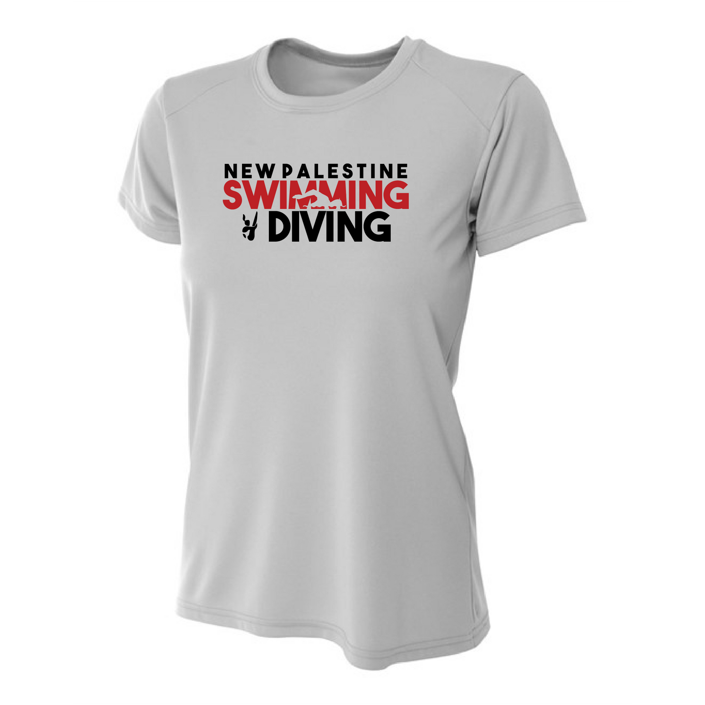 Womens S/S T-Shirt - Dragons Swimming & Diving