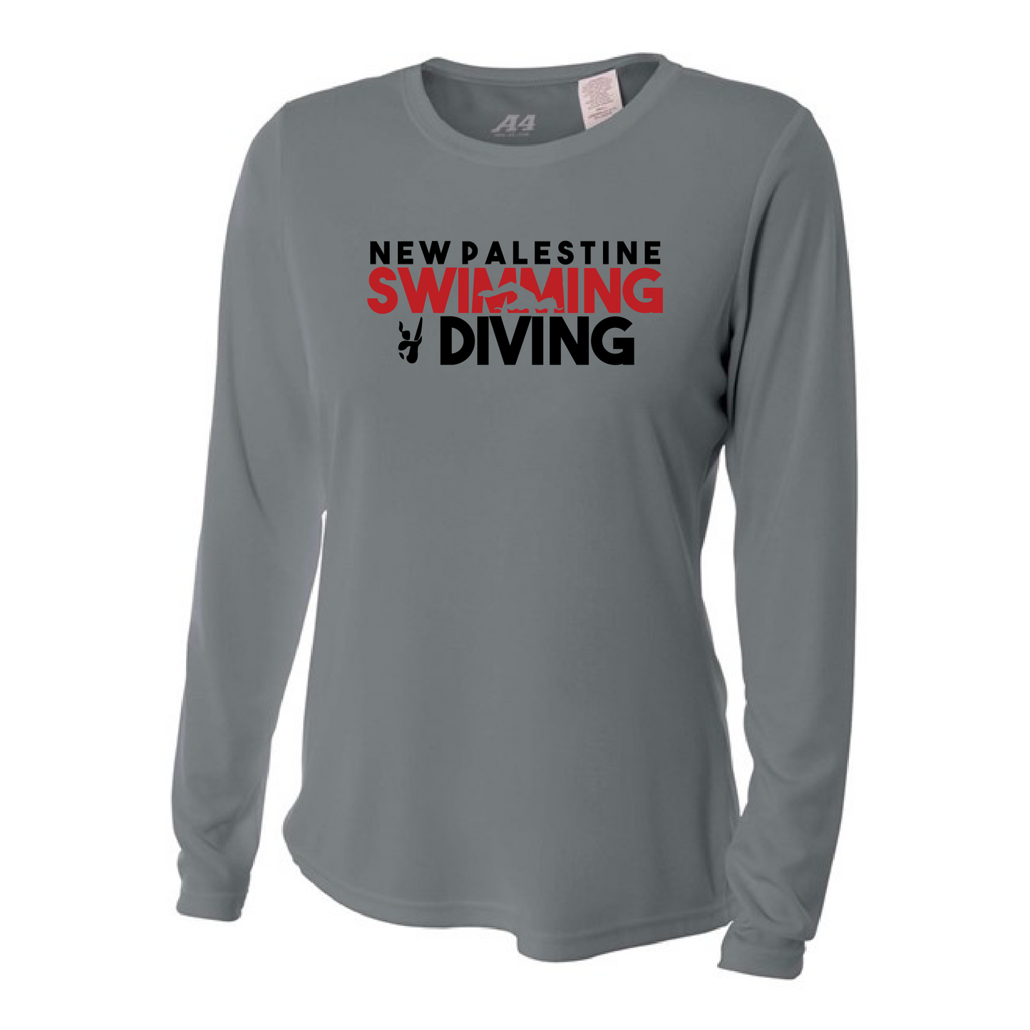 Womens L/S T-Shirt - Dragons Swimming & Diving