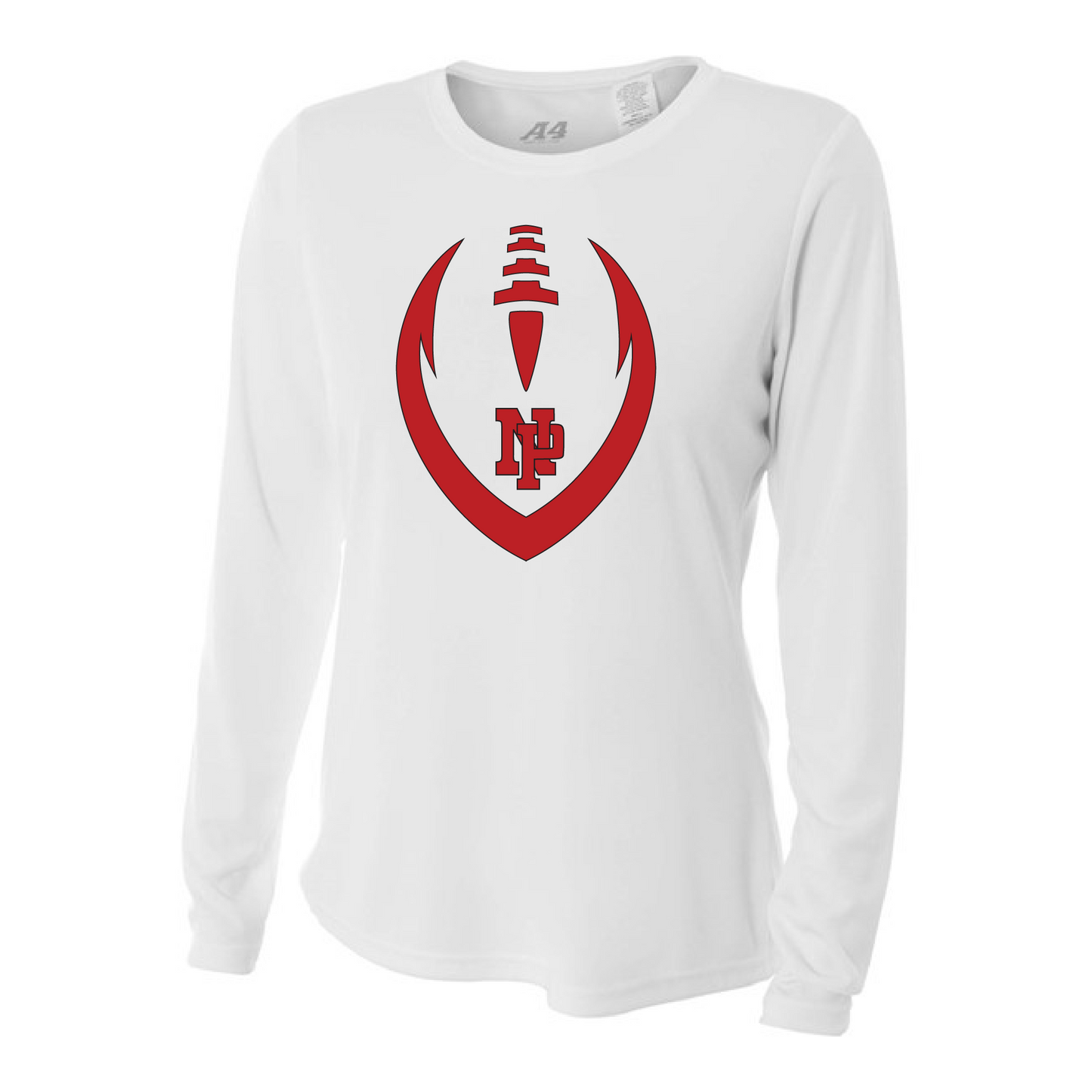 Womens L/S T-Shirt - Dragons Vertical Football