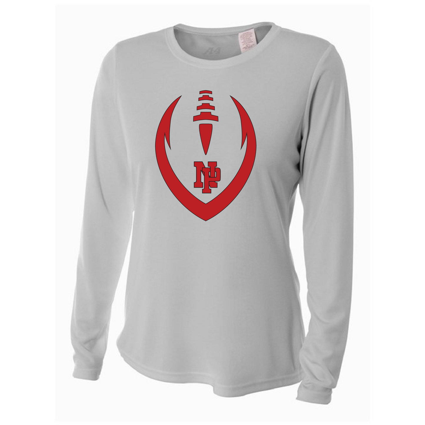Womens L/S T-Shirt - Dragons Vertical Football