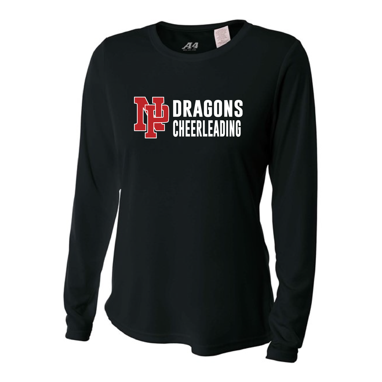 Womens L/S T-Shirt - Dragons Cheerleading