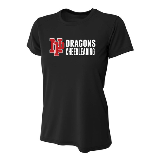 Womens S/S T-Shirt - Dragons Cheerleading