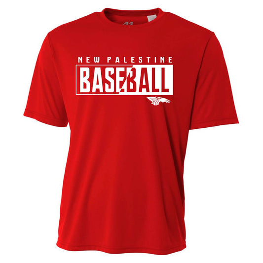 Mens S/S T-Shirt - NP Baseball Half-n-Half