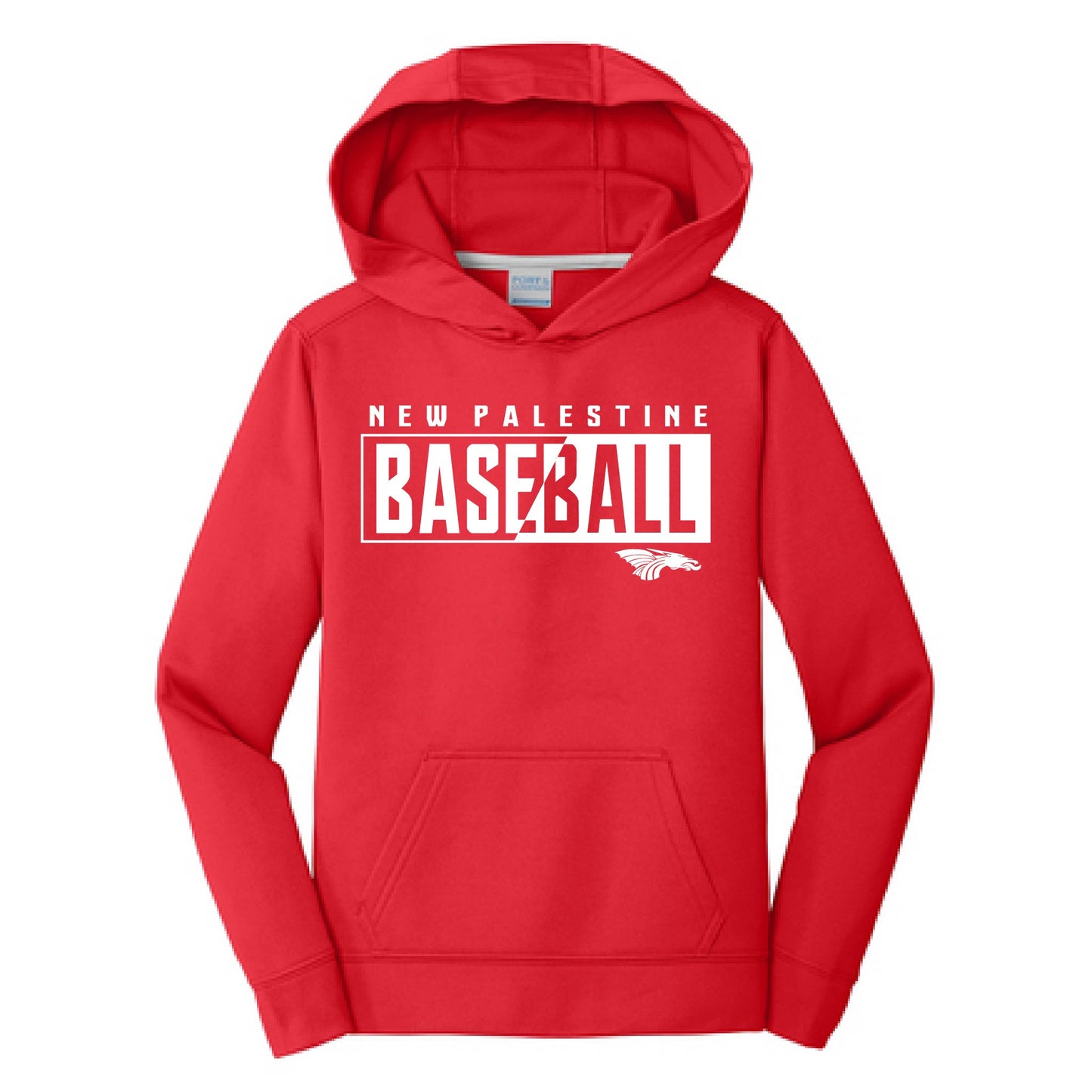 Unisex Hoodie - NP Baseball Half-n-Half