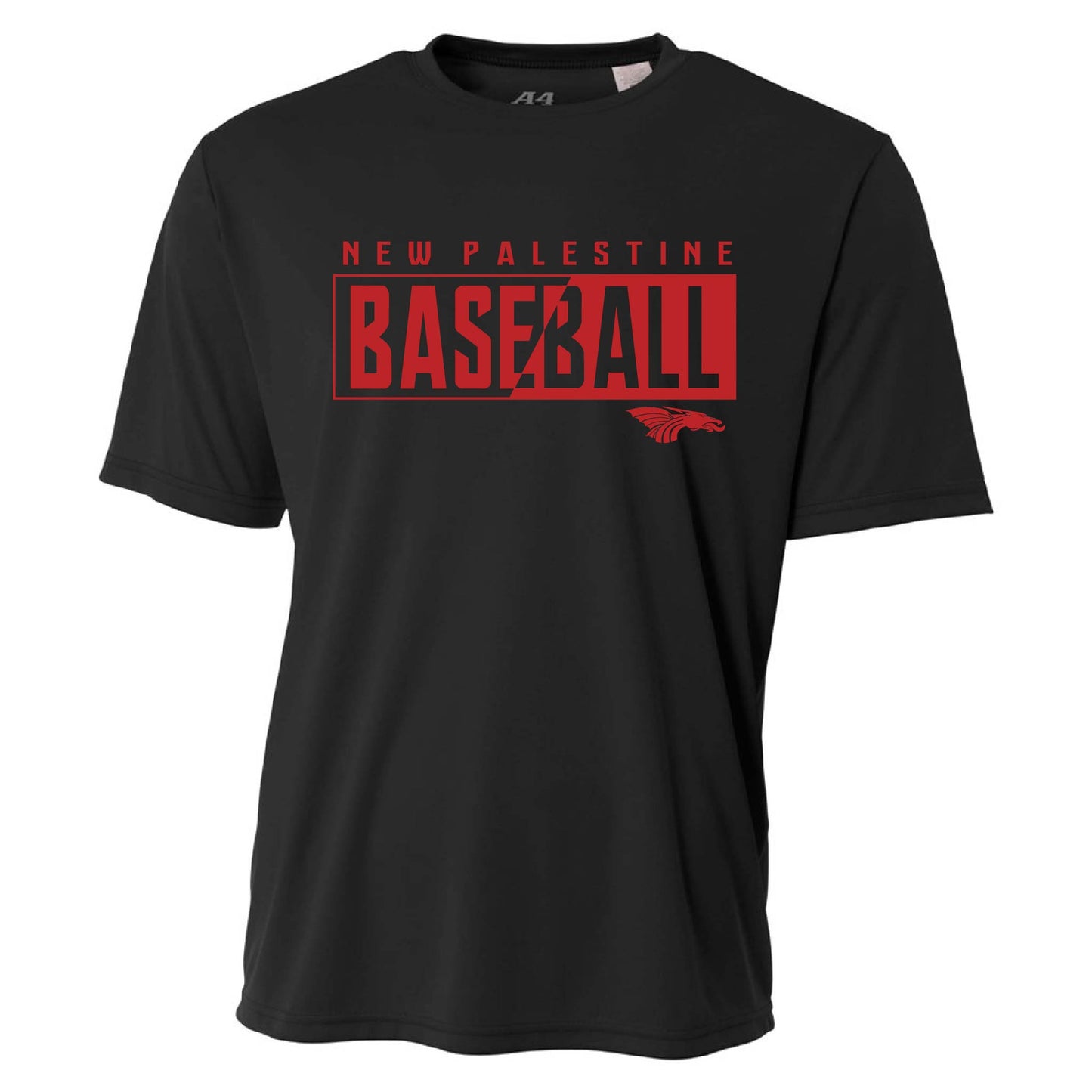 Mens S/S T-Shirt - NP Baseball Half-n-Half