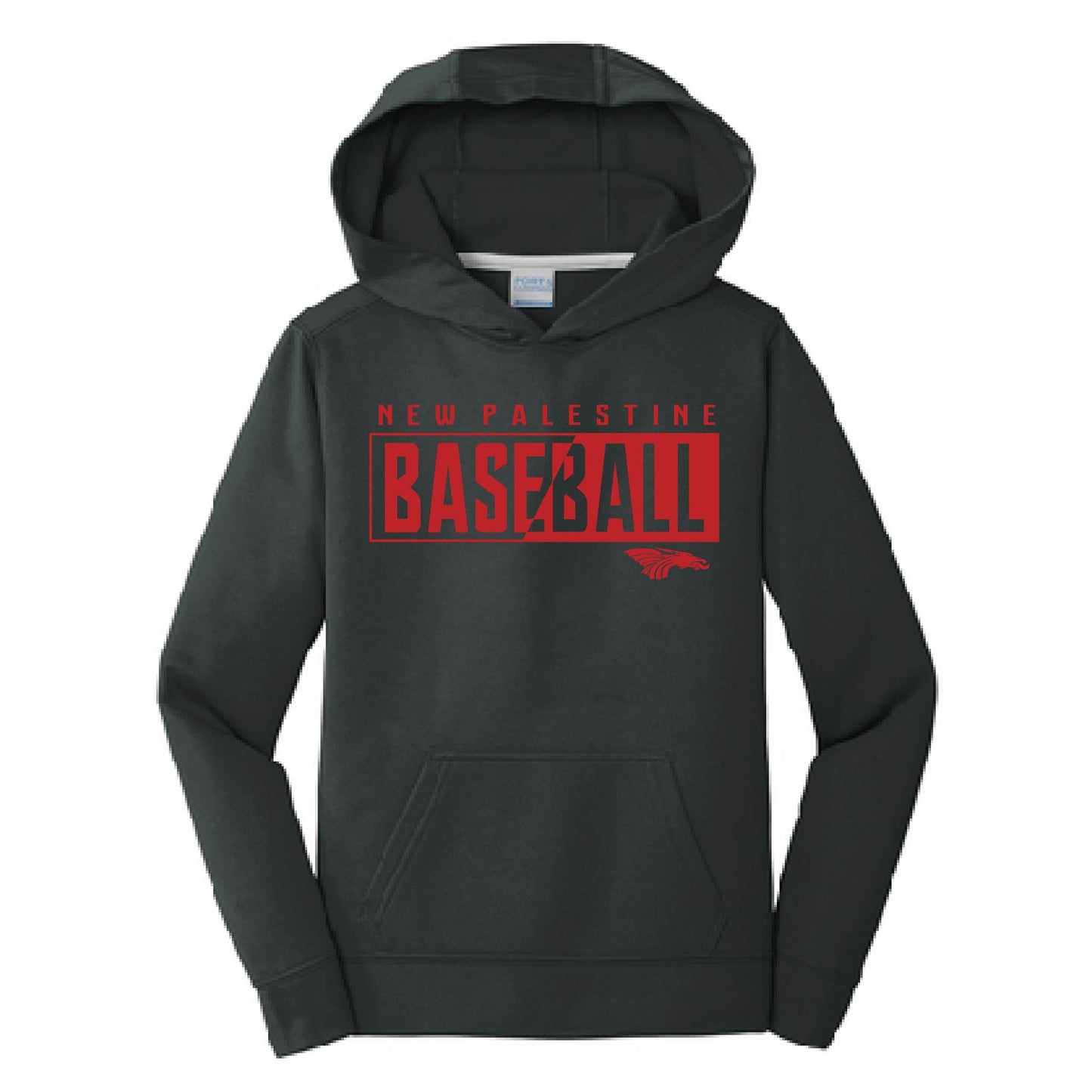 Unisex Hoodie - NP Baseball Half-n-Half