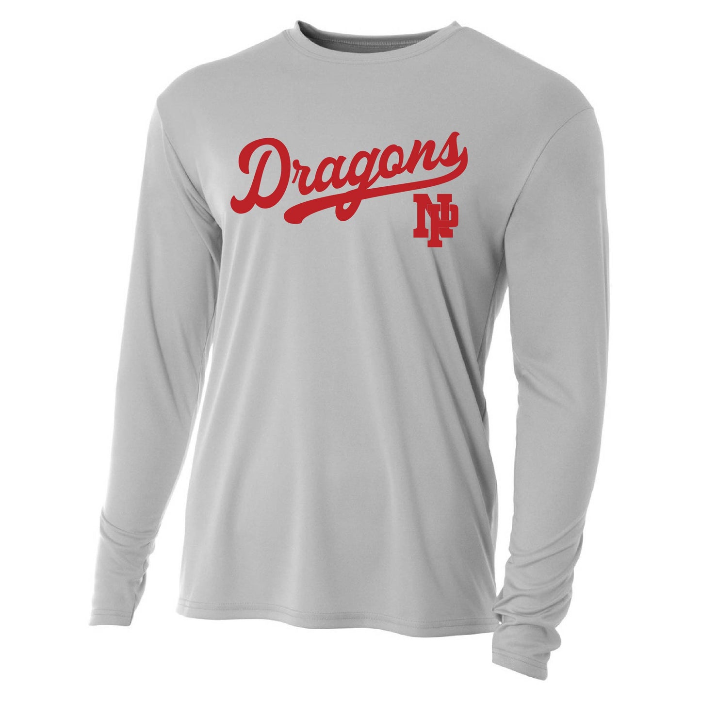 Mens L/S T-Shirt - Dragons Baseball