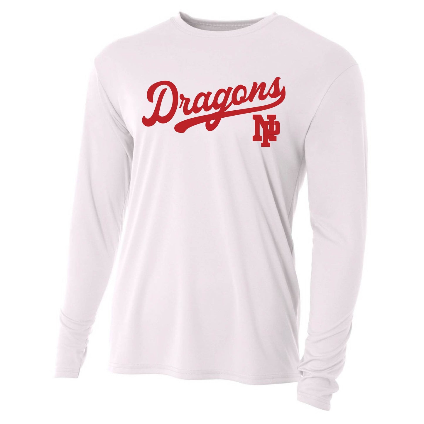 Mens L/S T-Shirt - Dragons Baseball