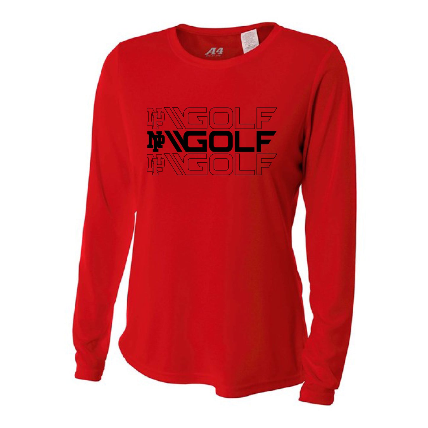 Womens L/S T-Shirt - Golf Golf Golf