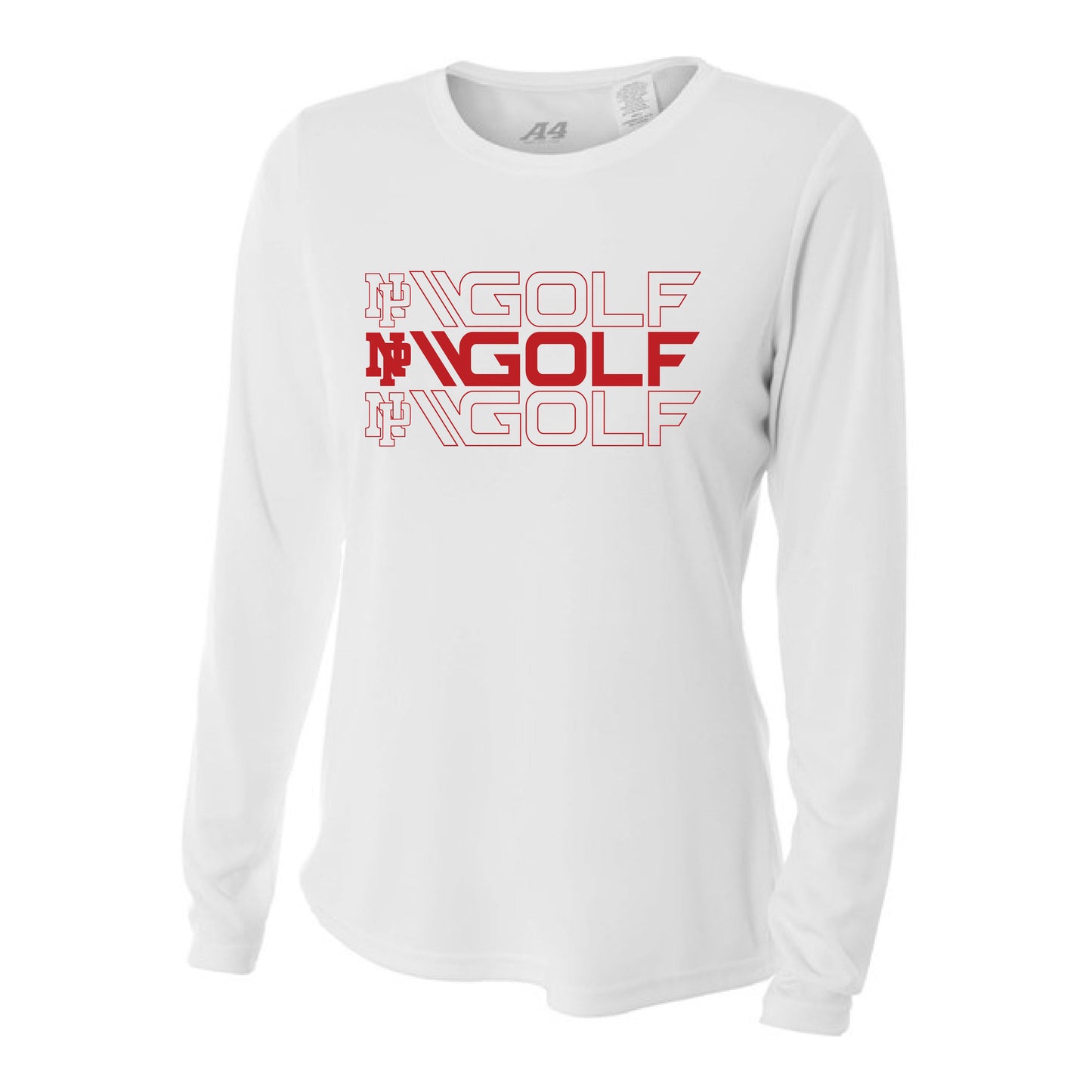 Womens L/S T-Shirt - Golf Golf Golf