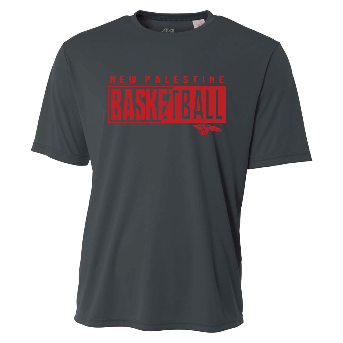 Mens S/S T-Shirt - NP Bball Half-n-Half